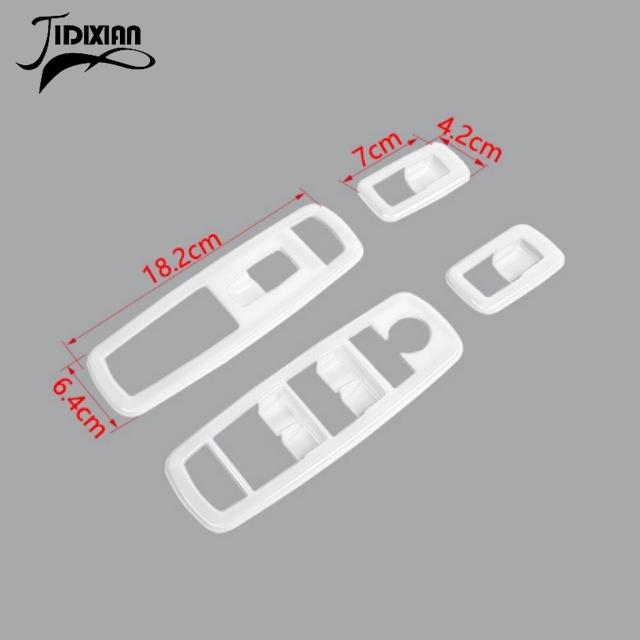 Car Inner Window Lift Switch Button Panel Decoration Cover Stickers for Dodge Charger Durango 2011-2022 for Dodge RAM