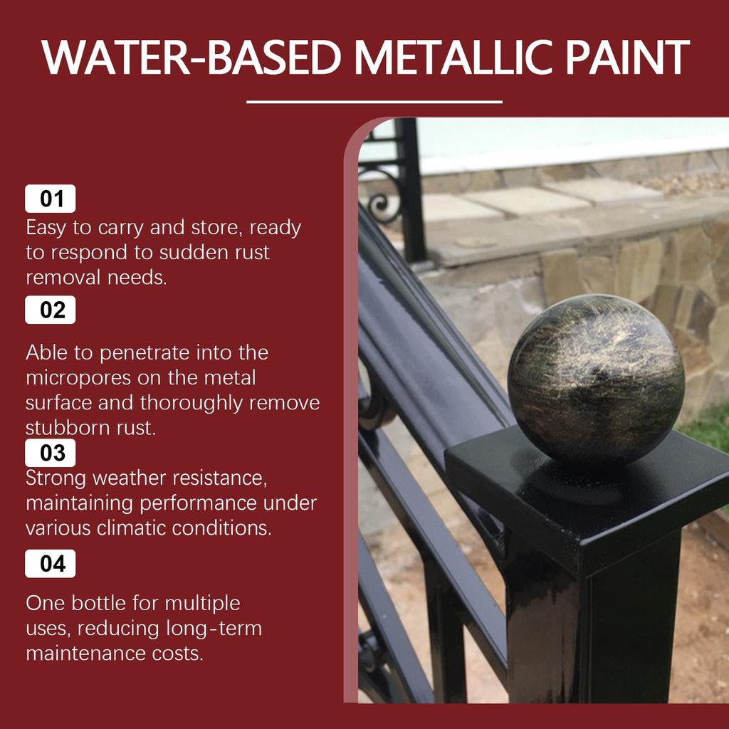 Jaysuing Rust-Converting Primer 100g/300g Rapid Rust Removal, Long-lasting Corrosion Protection! Suitable for Metal Surfaces