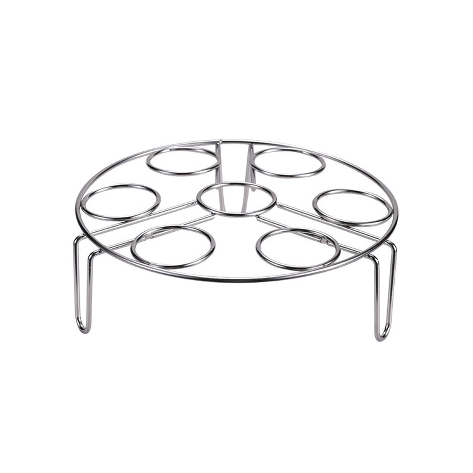 

Удобная подставка для готовки, экономящая место, подставка для пароварки, стальной поддон для готовки на пару, практичный кухонный инструмент L