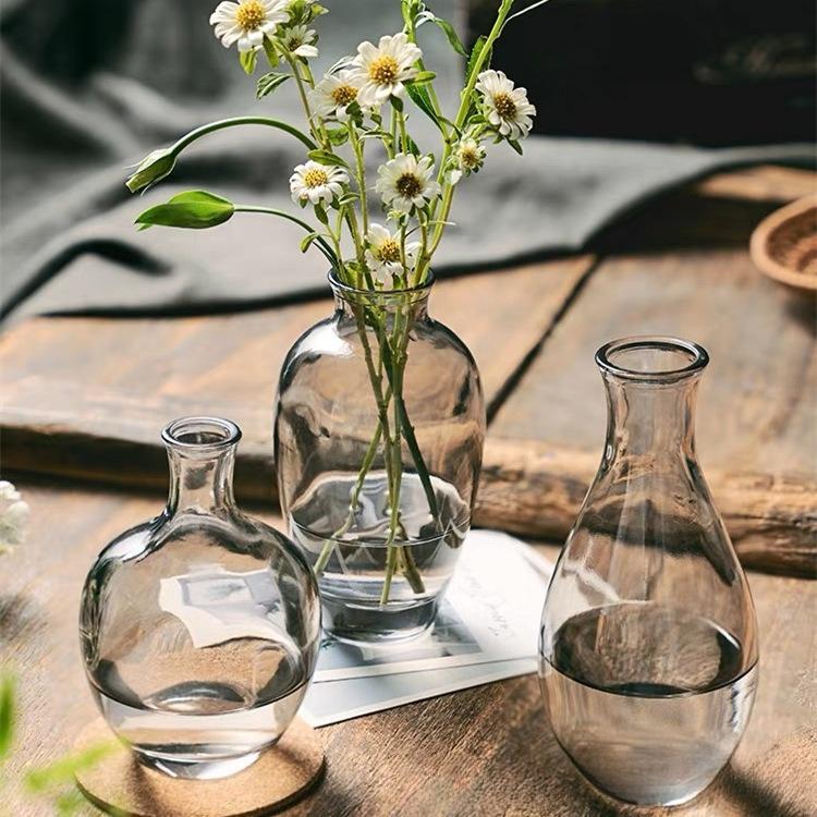 3psc Simple Creative Small Vase Set Water-conditioned Flower Arrangement Household Living Room Desktop Decoration