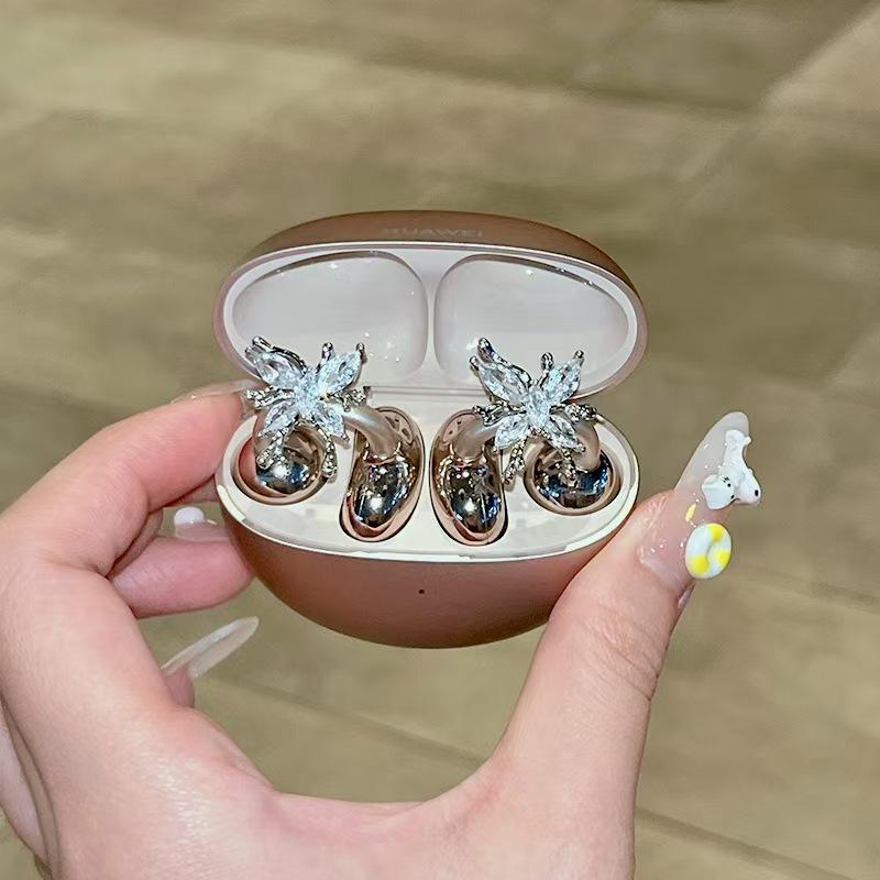 Oppo Enco Clip2 Bluetooth Earphone Protective Cover with Ear Drill Buckle & Clip Decor