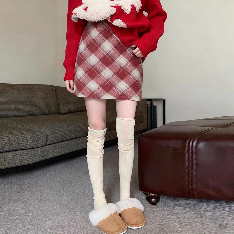 **Saidi Melard Slimming High-Waist Leopard Print A-Line Midi Skirt (2025 Hot Retro Style)** L (110-125 lbs)