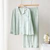 1111 new women's ice silk pajamas v-neck thin long-sleeved trousers Internet celebrity explosion fresh loungewear can be worn outside