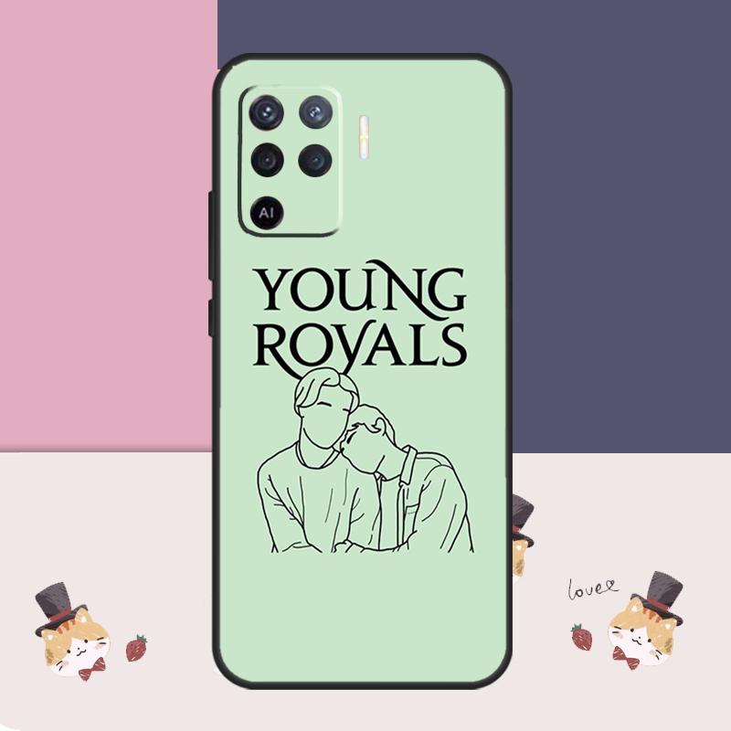 Young Royals Simon and Wilhelm Case For Oppo A77 A17 A57 A40 A78 A54 A74 A94 A76 A16 A96 A18 A60 A80 A38 A58 A98 A15 A5 Pro