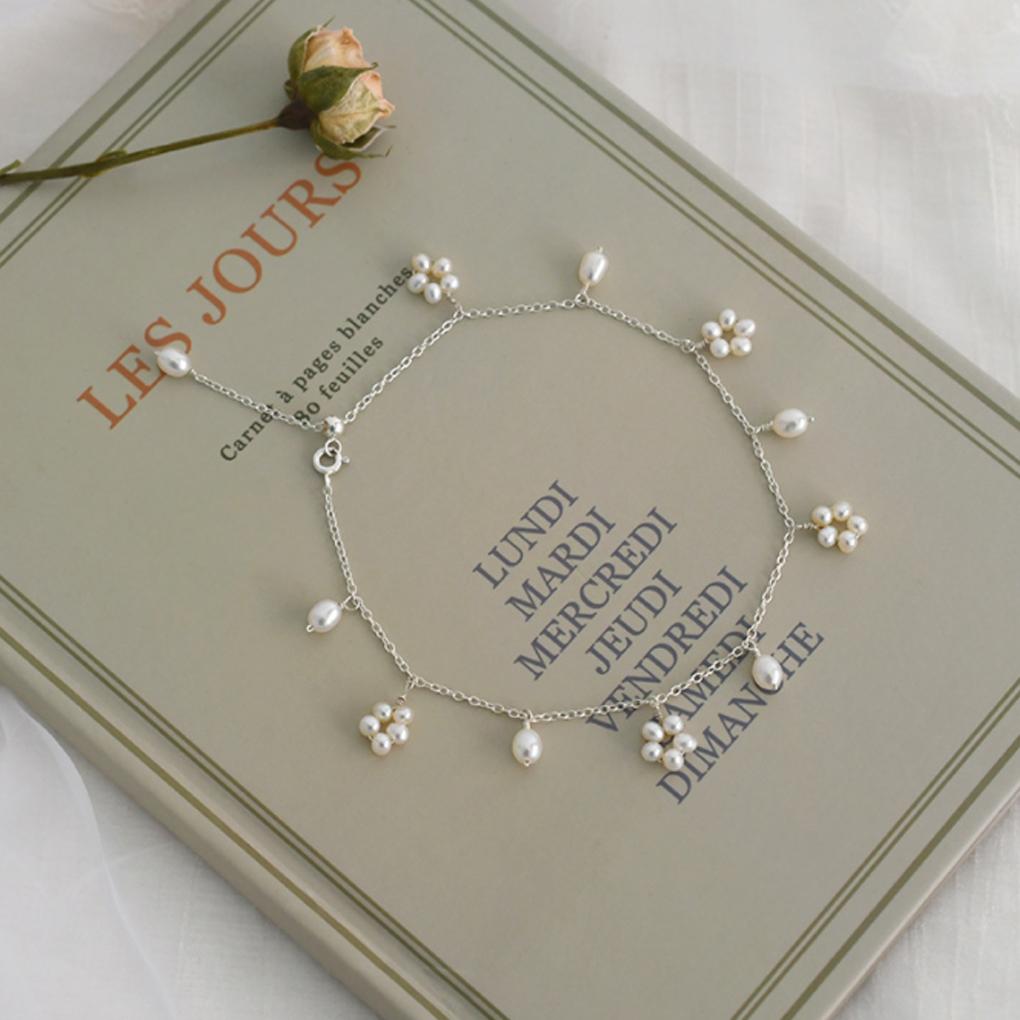Anklet Pearl Ankles Chain Handmade Simple Chains Clothing Accessories Women Leisure Office Commute Thanksgiving Gifts