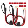 12-24V Charger Cable For Motorcycle Battery Terminal To SAE Quick Extension Cord Cable Connector For Battery Charger Maintainer