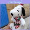 Lote de Pelúcias Snoopy e Lotso de Natal Com Design de Chapéu e Cachecol Para Decoração de Feriado