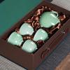 MOZHOU Longquan Celadon Tea Set (One Pot, Six Cups)