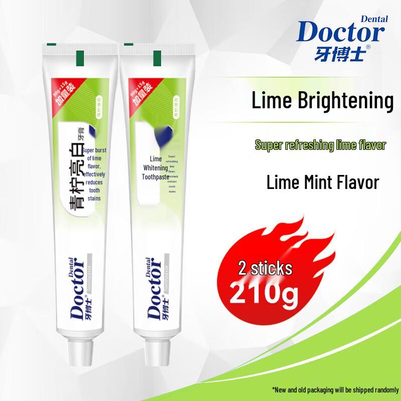 Dentist Lime Whitening & Gum Care Toothpaste (2x105g)