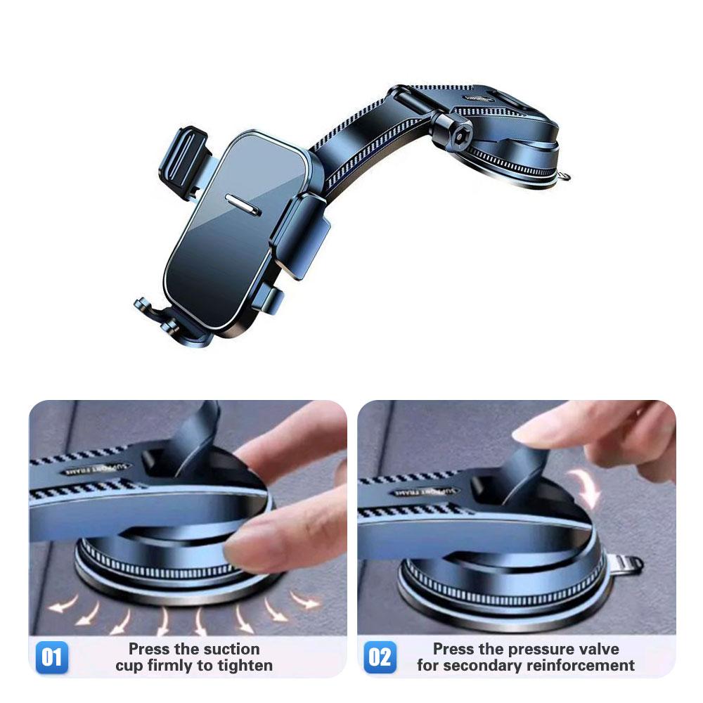 1Pc Car Dashboard Phone Bracket Universal Auto Cellphone Stand for GPS Navigation Universal Desk Windshield Hanging Holder