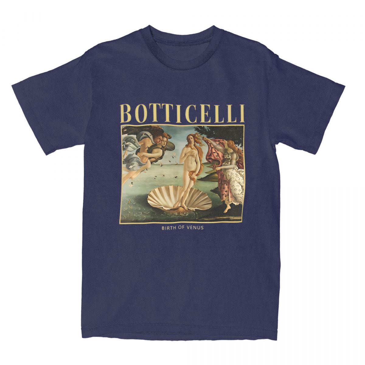 

Birth Of Venus T-Shirt Sandros Botticelli Harajuku T-Shirts Short Sleeve Streetwear Tshirt Summer Cotton O Neck Oversize Clothes 4XL