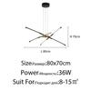 Modern Minimalist Living Room Pendant Lamp Creative Restaurant Bar Chandelier Luxury Bedroom Study Lights Combination Luminaire