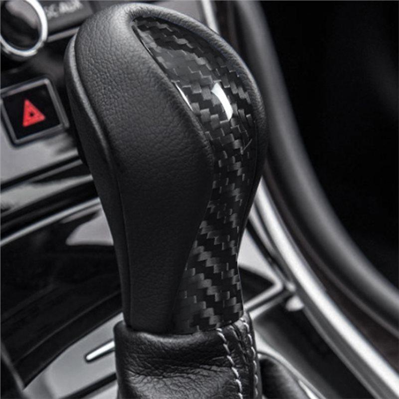 Car Gear Shift Knob Cover For Infiniti Q50 2013-2017 Carbon Fiber Trim Sticker Gear Shift Head