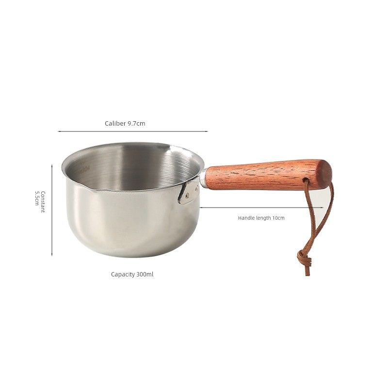 

Various DIY Crafting Tools, Melting Pot, Heating Furnace, Insulated Hot Milk Wax Melting Pot, Stainless Steel Small Pot, Wax Melting Pot 300ml Small Pot with Handle