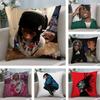 New P-Playboi CartiS Pillow Case Short Plush Sofa Decorative Gift Home Double-sided Printing Cushion