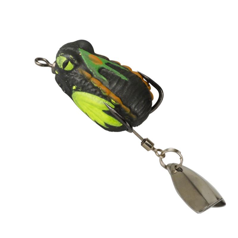 Topwater Frog Lure Bass Fishing Long Cast Soft Bait With Realistic Design 6 Colors Available
