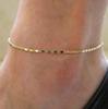 European & American Fashion Simple Chain Anklet: Versatile, Fresh, and Popular Design