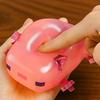 1Pcs  Random Coloraxolotl Squeeze Soft Squishy Stretchable Stress Relief Perfect For Halloween Christmas Birthday Party Favor Cl