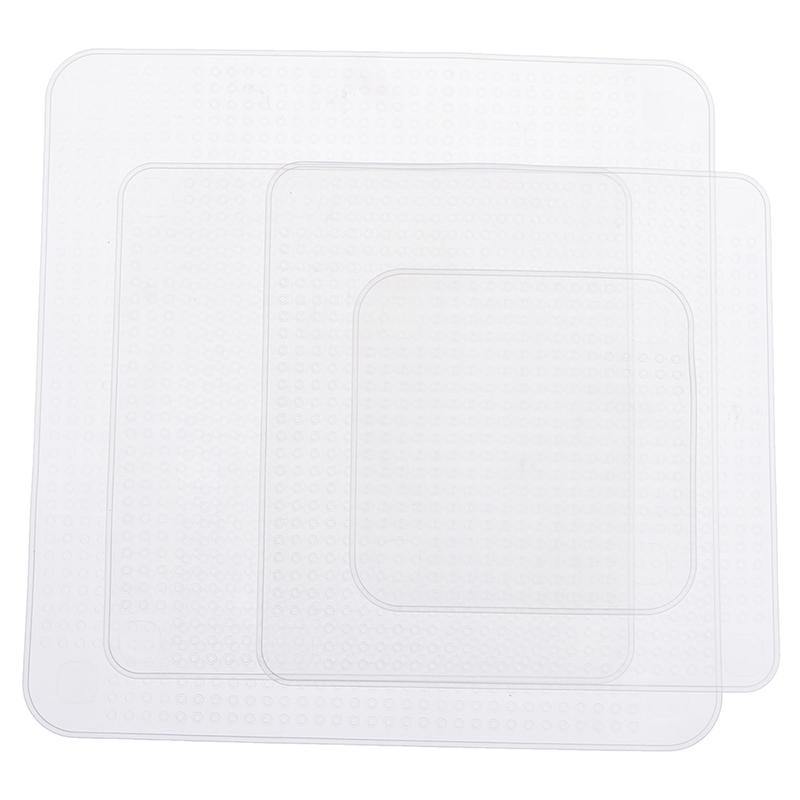 4 Pezzi Coperchi Estensibili in Silicone Riutilizzabili Coperchio per Ciotola Alimenti Avvolgimento Sottovuoto Sigillo Coperchio per Alimenti
