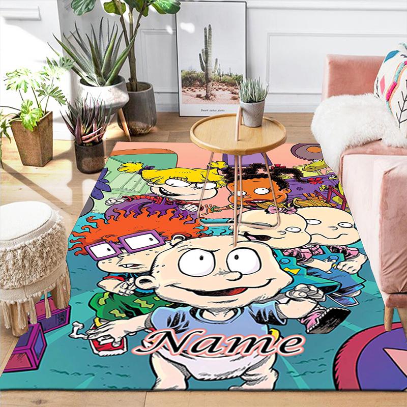 Custom 1Pc Rugrats Classic Adventures Rug Office Carpet Indoor Outdoor Entrance Doormat Nonslip Soft And Comfortable Living Room D2915243