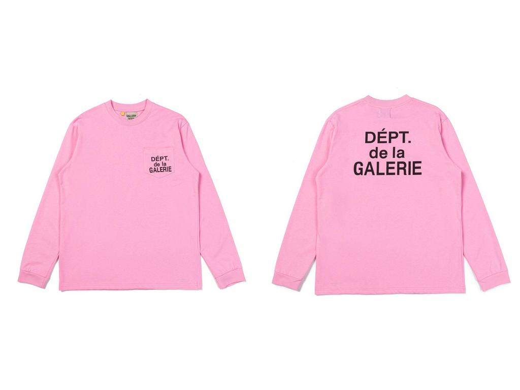 Gallery Dept Heart Letter Slogan Long-Sleeve T-Shirt - Men's Trendy Style