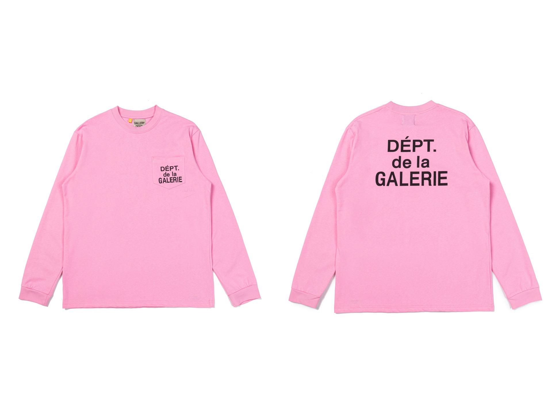 UrbanEdge Gallery Dept Hart Letter Slogan Lange Mouwen T-shirt - Trendy Stijl voor Mannen Medium