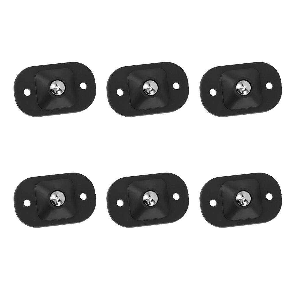 12 STÜCKE Selbstklebende Rollen Mini Schwenkräder Edelstahl Klebepaste Universalrad 360