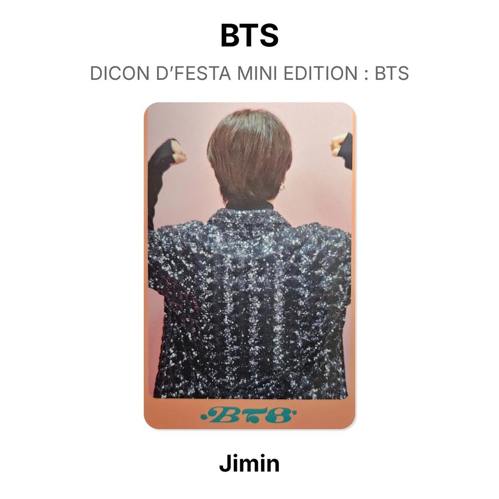 BTS DICON D’FESTA MINI EDITION : BTS Official Photocard