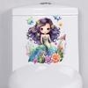 Undersea Animal Jellyfish Mermaid Wall Sticker Home Wall Decoration Children's Room Wall Sticker Baby Girl Room Decor PVC Murals