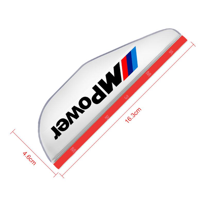 2Pcs Car Rear View Side Mirror Rain Board Sun Visor Eyebrow Guard For BMW M E34 E36 E60 E90 E46 E39 E70 F10 F20 F30 X5 X6 X1 M3 M5 M6 E71 F01 F02 F87