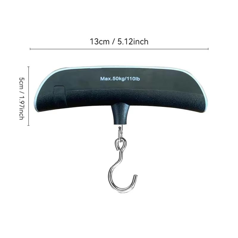 Portable Scale Digital LCD Display Electronic Scale 110lb/50kg Weight Suitcase Travel Weighs Baggage Bag Weight Balance Tool