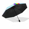 1 pièce Parapluie Pliant Automatique Chat Arc-en-ciel - Compact 8 baleines, Plastique et Fer Durables, Léger pour l'Extérieur Quotidien116