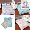 1/12 Dollhouse Miniature Bed Four Piece Bed Set Bed Sheet Quilt Pillow Quilt Cover Bedding Set Doll Bedroom Decoration Toy