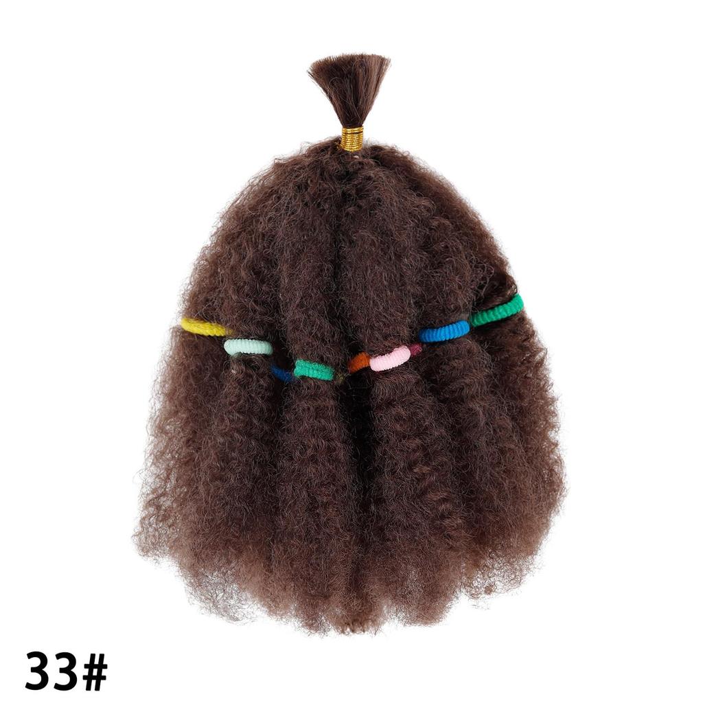 Afro Kinkys Hromadné Prodlužování Vlasů Kinky Kudrnaté Syntetické Vlasy na Copánky Oprava Vlasů Háčkování Dreads Loc Twist Copánky
