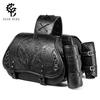 Retro Style Embossed Harley Davidson PU Leather Saddlebag for Multiple Motorcycle Models