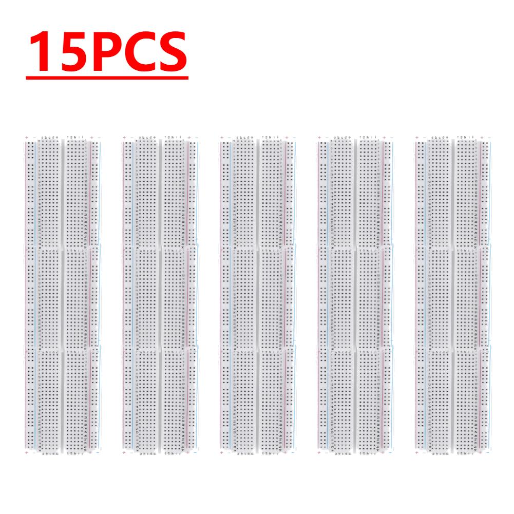 1-30 STÜCK 400 Lötpunkte Lötloser PCB-Steckplatine Universal-Test-Prototypplatine Lötloser PCB-Steckplatine für Experiment-Test-Roboter
