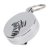Stainless Steel Pull Ring Retractable Key Chain Steel Wire Recoil Key Holder for OutdoorsType 2