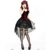 Cosplay Halloween Court Duchess Diablo Goth Cos Cosplay Vampire Demon Witch Lace Dress