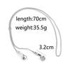 Earbuds Pendant Clothing Accessories Necklace Long Sweater Chain Earphone Pendant Necklace  Jewelry