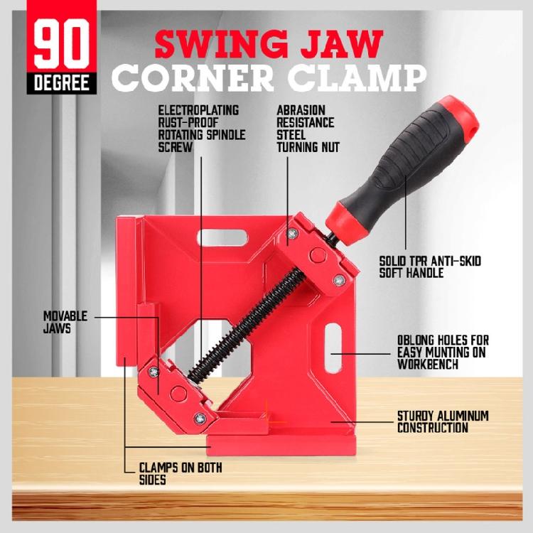 Single Handle Corner Clamp 90 Degree Right Angle Clamp Woodworking Clamp