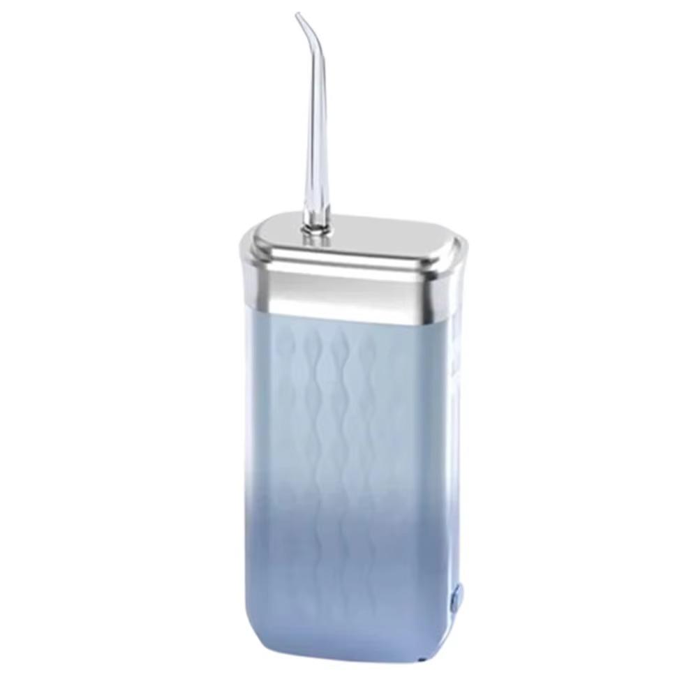 Adjustable Gear Electric Dental Irrigator Waterproof Tooth Scaler Electric Tooth Flusher  Gift синий