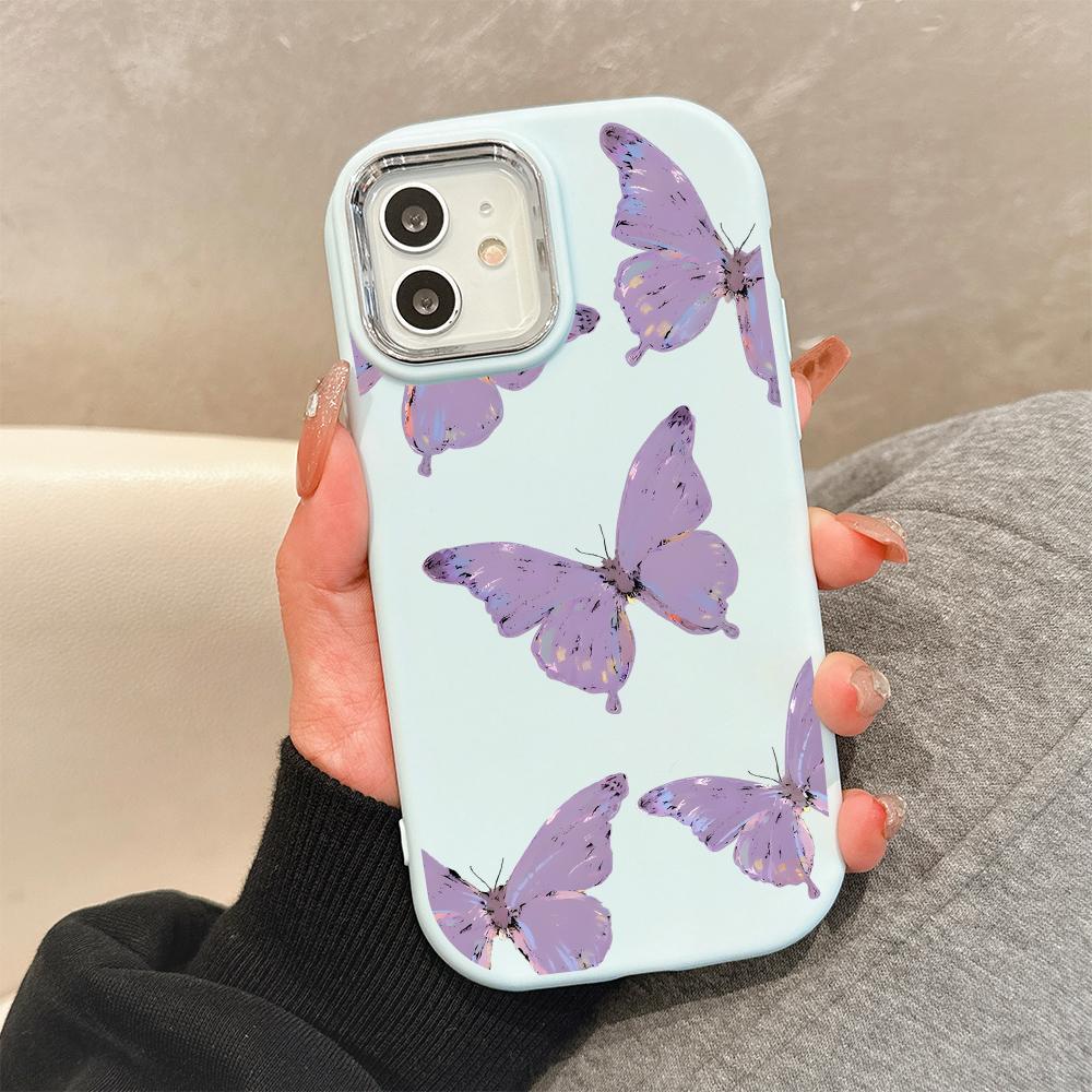 For OPPO A16 A38 A57 A58 A74 A78 A98 Reno8T Reno13F Realme C25S C53 C65 Tegneserie Svart Katt Sølvkant Mykt Flytende Silikon Beskyttelsesdeksel