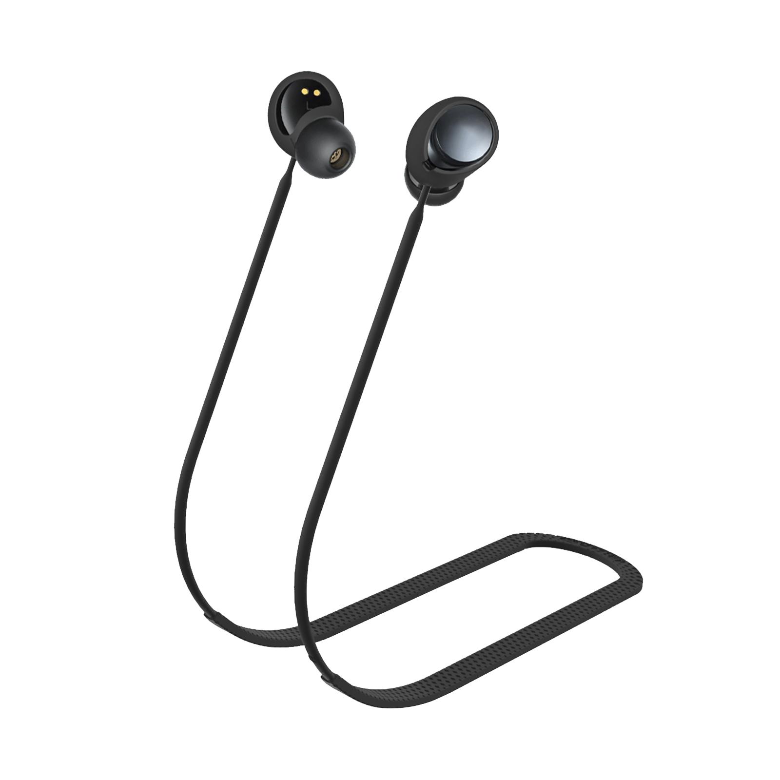 

Anti-lost Strap Soft Hanging Neck Rope Cable Waterproof Lanyard Cord Suitable for Space A40 Wireless Earphone чёрный