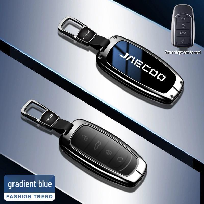 Genuine Leather Key Cover for Chery Omoda, Jaecoo7, and Oumengda C7 (2025 Overseas Versions)