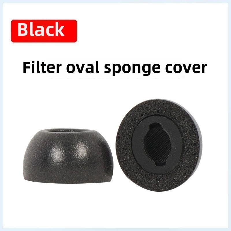 

For Huawei Freebuds Pro 4 Eartips Replacement Memory Foam Earplugs In Ear Bluetooth Headset Wireless Noise Reduction Eartips L чорний