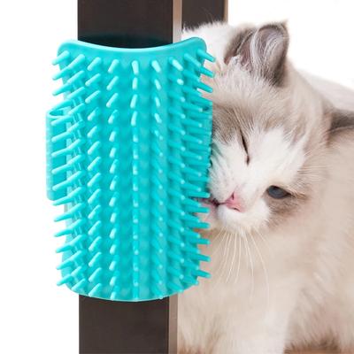 Cat Comb Desk Corner Self Groomer Brush Não danifica móveis Cats Scratcher Brush Cats Scratbing Remover Pelos Brush