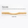 Beech Wood Rolling Pin Massager for Whole Body Gua Sha Therapy and Meridian Massage with Eight and Ten Beads