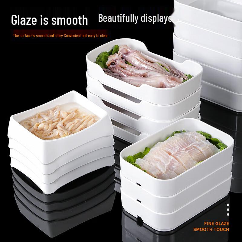 Commercial Melamine Rectangular Serving Plate