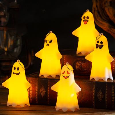 5pcs Halloween Decorative Decoration Handheld Pumpkin Lantern Halloween Troubler Ghost Hanging Party Props