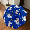 1PC Bear Clouds Umbrella-8-Rib Reinforced Portable Folding Travel Suitable for All Seasons Outdoor Daily Use-G396